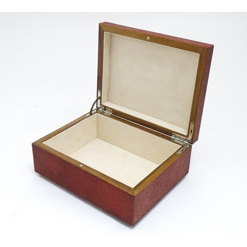 1332 - A quantity of assorted late 19thC and later boxes to include a strong box with painted decoration, a... 