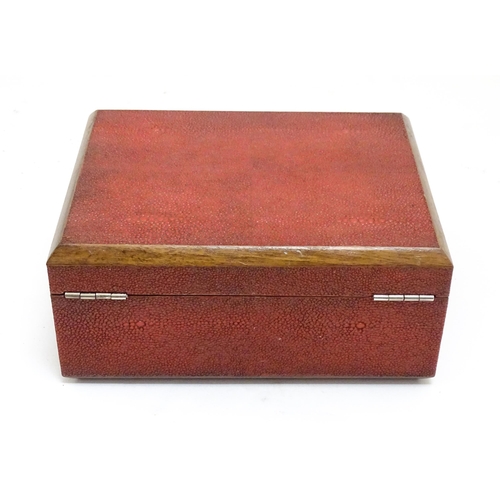 1332 - A quantity of assorted late 19thC and later boxes to include a strong box with painted decoration, a... 