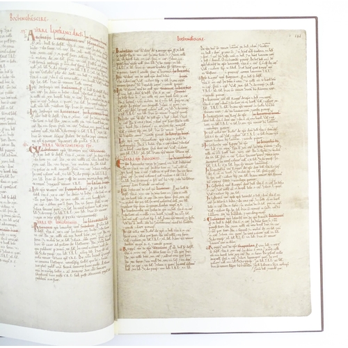 882 - Books: The Buckinghamshire Domesday, comprising Introduction & Translation, Studies, and Folios & Ma... 