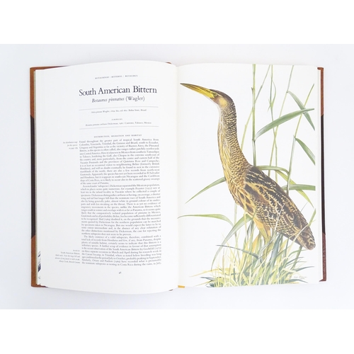 883 - Book: The Herons of the World, by James Hancock and Hugh Elliott, with paintings by Robert Gillmor a... 