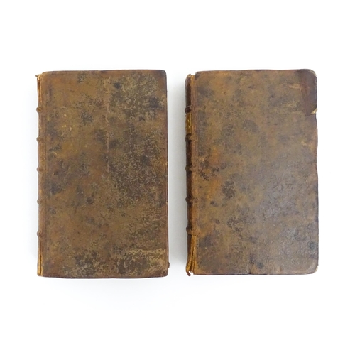 890 - Books: Memoires Historiques, Politiques, Critiques et Litteraires, in two volumes, by Amelot de la H... 