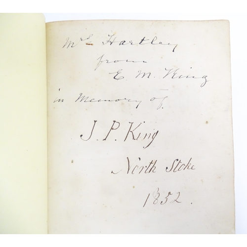 907 - Book: History, Gazetteer and Directory of the County of Oxford. Published by Robert Gardner, 1852