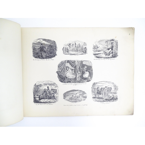 909 - Books: My Sketch Book, volume 1, by George Cruikshank. Published 1834. Together with Scraps and Sket... 