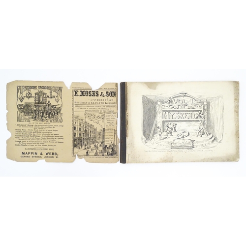 909 - Books: My Sketch Book, volume 1, by George Cruikshank. Published 1834. Together with Scraps and Sket... 