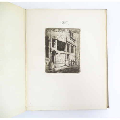 926 - Books: The Etchings of Charles Meryon, by Campbell Dodgson, edited by Geoffrey Holme. Published by T... 