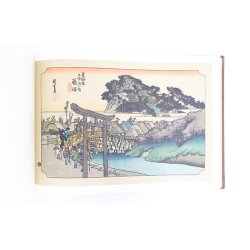 931 - Book: The Fifty-Three Stage of the Tokaido by Hiroshige. Published by Heibonsha Ltd, Tokyo, Japan, 1... 