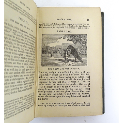 953 - Book: The Fables of Aesop with Instructive Applications, by Samuel Croxall. Published by Thomas John... 