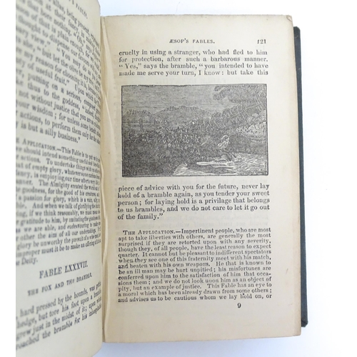 953 - Book: The Fables of Aesop with Instructive Applications, by Samuel Croxall. Published by Thomas John... 