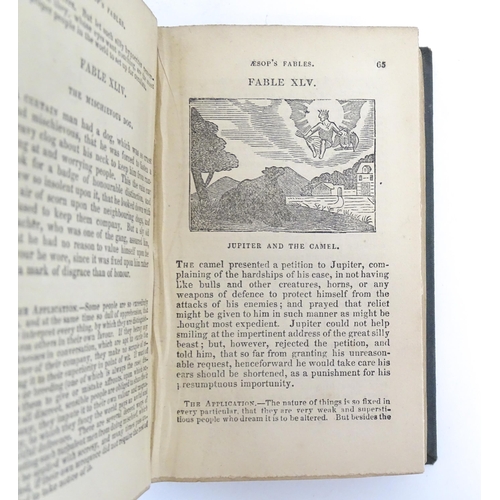 953 - Book: The Fables of Aesop with Instructive Applications, by Samuel Croxall. Published by Thomas John... 