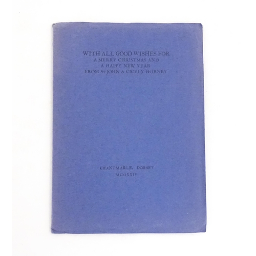 956 - Book: Where God is Love is, by Leo Tolstoy. Published by The Ashendene Press, Christmas 1924. The bl... 