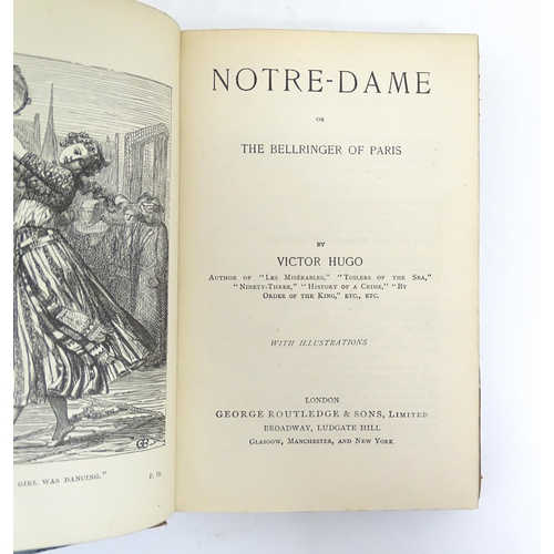 958 - Books: The Works of Victor Hugo, in 6 volumes. Published by George Routledge & Sons, London. Compris... 