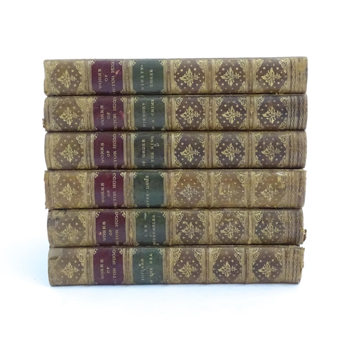 958 - Books: The Works of Victor Hugo, in 6 volumes. Published by George Routledge & Sons, London. Compris... 