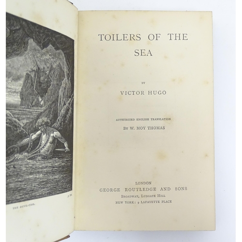 958 - Books: The Works of Victor Hugo, in 6 volumes. Published by George Routledge & Sons, London. Compris... 