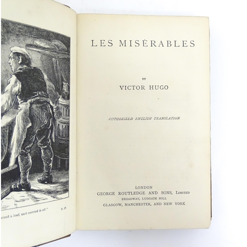 958 - Books: The Works of Victor Hugo, in 6 volumes. Published by George Routledge & Sons, London. Compris... 