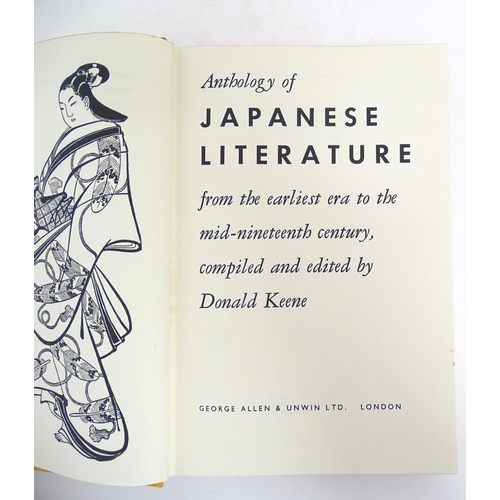 961 - Books: Three books comprising Anthology of Japanese Literature, compiled and edited by Donald Keene,... 