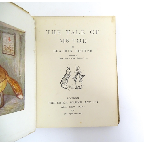 966 - Books: Nine Beatrix Potter books to include The Tale of Mrs Tiggy-Winkle, 1905; The Tale of the Flop... 