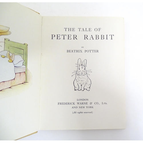 966 - Books: Nine Beatrix Potter books to include The Tale of Mrs Tiggy-Winkle, 1905; The Tale of the Flop... 