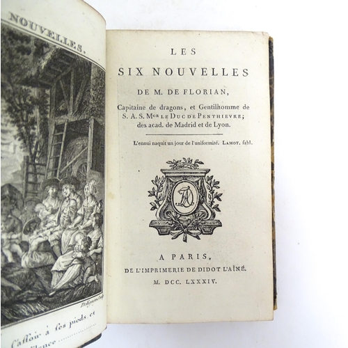 968 - Books: Four assorted French books comprising L'Estat Present de L'Angleterre, Avec Plusieurs Reflexi... 