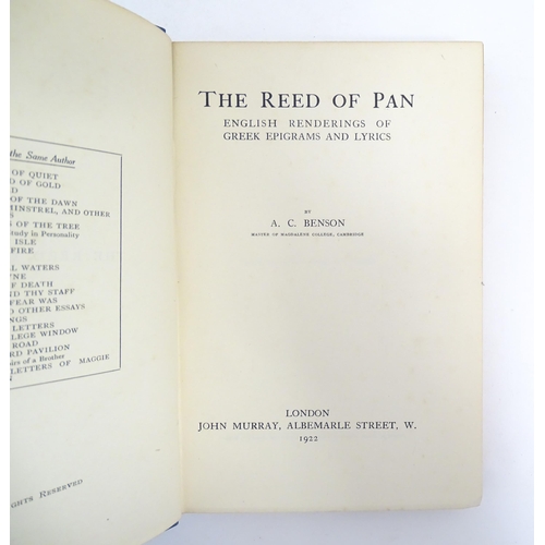 1023 - Books: Three assorted books comprising The Fool Would be a Favourit or The  Discreet Love, by Lodowi... 