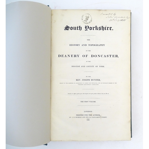 1026 - Books: South Yorkshire - The History and Topography of the Deanery of Doncaster, in the Diocese and ... 