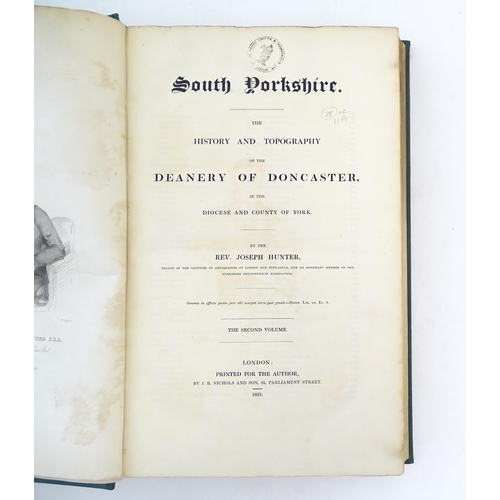 1026 - Books: South Yorkshire - The History and Topography of the Deanery of Doncaster, in the Diocese and ... 