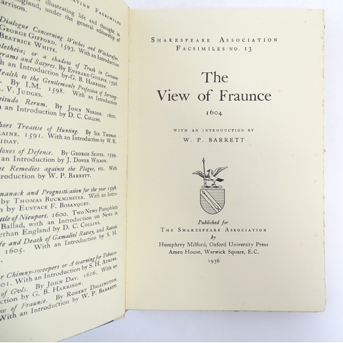 1030 - Books: Three on the subject of France comprising France by Gordon Home, 1918; A Book About Paris, by... 