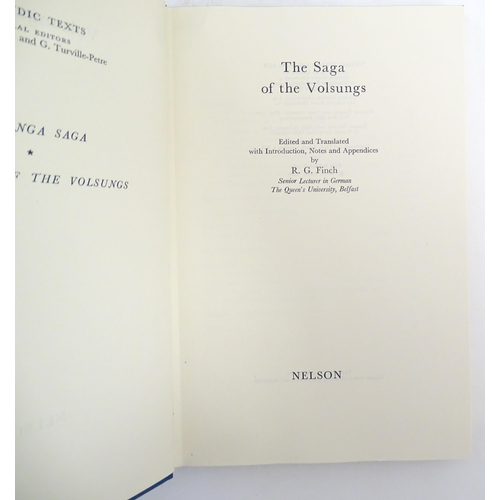 1039 - Books: Two Icelandic texts comprising The Saga of Gisli, translated by George Johnston, 1963, and Th... 