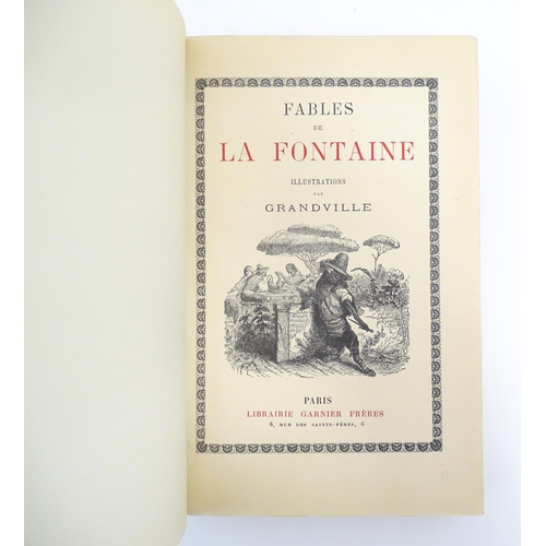 1046 - Books: Four books on the subject of Fables, to include The Fables of Jean de la Fontaine, translated... 