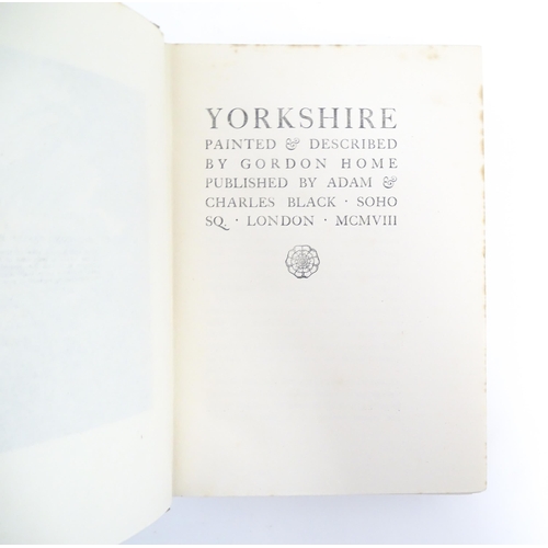 1048 - Books: Seven books relating to Yorkshire comprising A History of Emley - A West Riding Village, comp... 