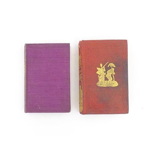 1050 - Books: Two pocket books comprising The Life and Adventures of Robinson Crusoe, published by T. J. Al... 