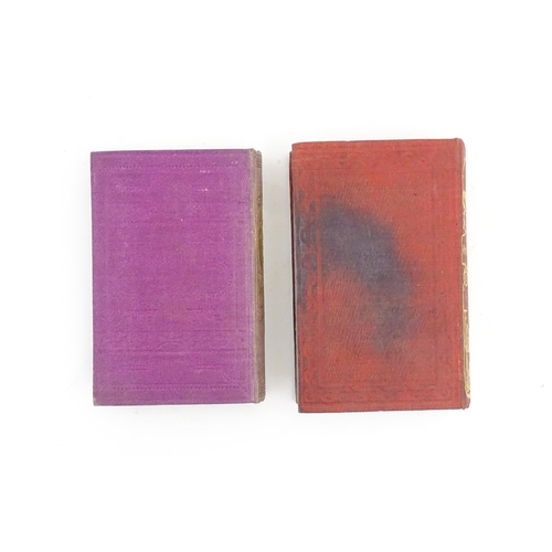 1050 - Books: Two pocket books comprising The Life and Adventures of Robinson Crusoe, published by T. J. Al... 