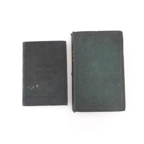 1061 - Books: Two assorted books comprising The Principles of Physical Geography, by the Rev. C. G. Nicolay... 