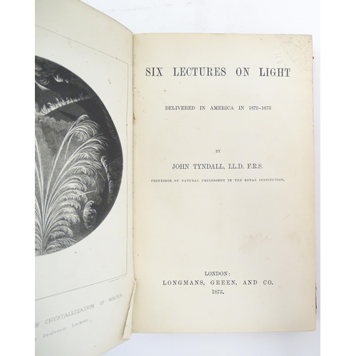 1063 - Books: Sound: A Course of Eight Lectures, by John Tyndall. Published by Longmans, Green & Co., Londo... 