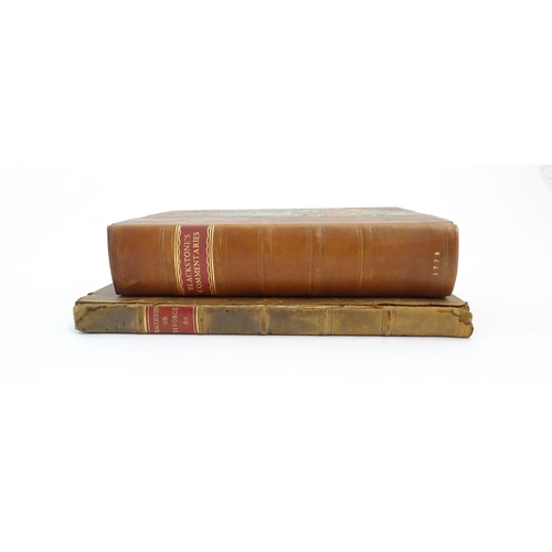 1066 - Books: Commentaries on the Law of England, by William Blackstone. Published Oxford, 1778. Together w... 