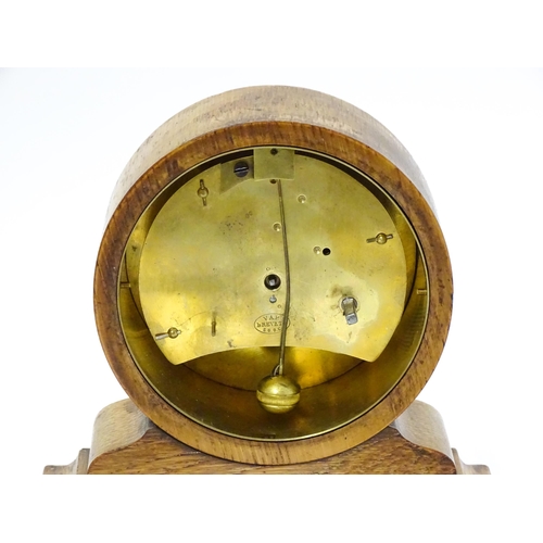 1548 - Henry Marc - Paris : A small 19thC French mantel clock / timepiece, the 3 1/2