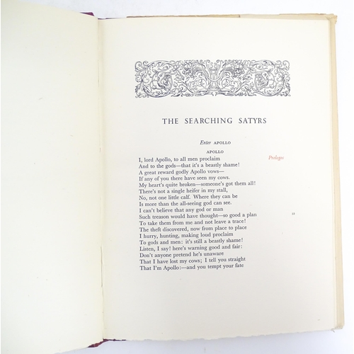 971 - Books: Three assorted books comprising THe Searching Satyrs by Roger Lancelyn Green (1946 - no. 161 ... 