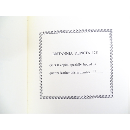 981 - Book: Facsimile edition of Britannia Depicta, or Ogilby Improved Road Atlas of England and Wales, 17... 