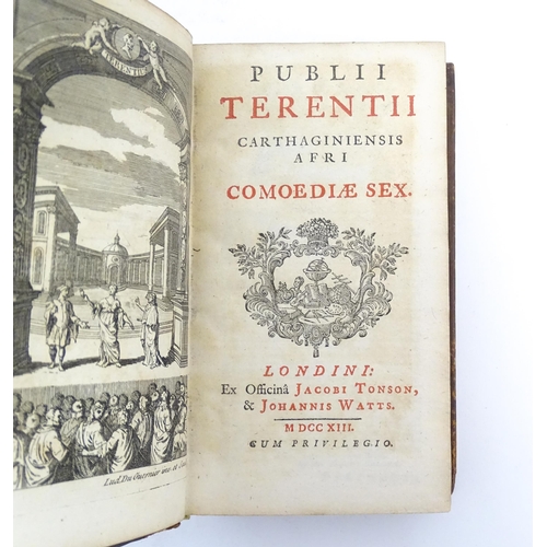 986 - Book: Publii Terentii Carthaginiensis Afri Comoediae Sex, by Terence. Published by Jacobi Tonson, 17... 