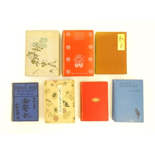 994 - Books: Seven books relating to Japan comprising Tales of Old Japan by Lord Redesdale, 1908; The ABC ... 