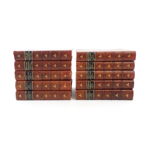 998 - Books: Ten volumes of the Works of Charles Reade comprising Griffith Gaunt, 1891; The Autobiography ... 