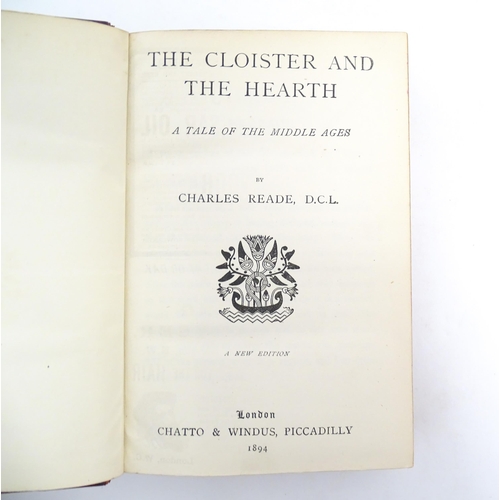 998 - Books: Ten volumes of the Works of Charles Reade comprising Griffith Gaunt, 1891; The Autobiography ... 