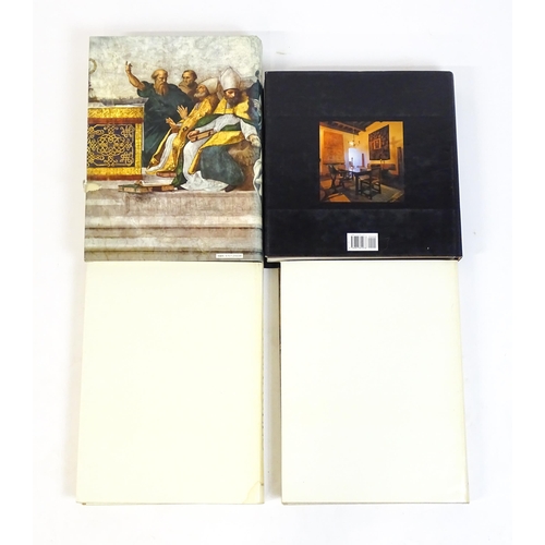 1072 - Books: The Complete Work of Michelangelo (two volumes with folio cover) pub. 1968, together with The... 