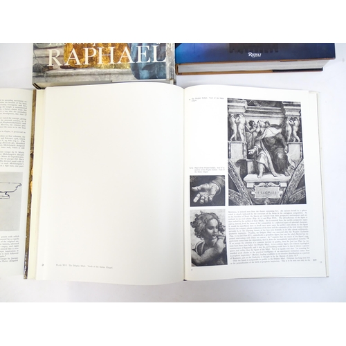 1072 - Books: The Complete Work of Michelangelo (two volumes with folio cover) pub. 1968, together with The... 