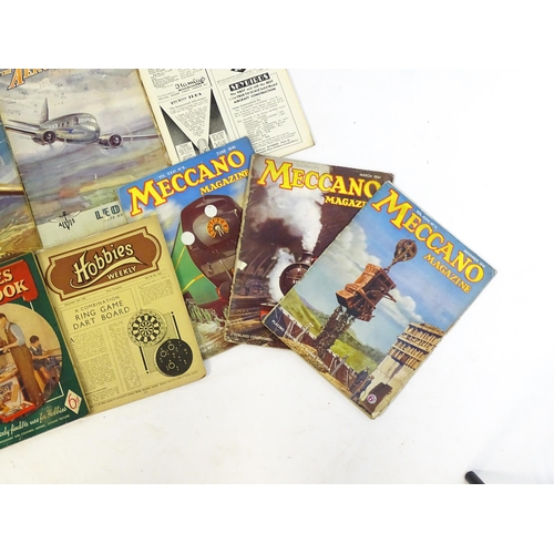 2224 - Magazines / Periodicals: A quantity of assorted 20thC magazines to include Hobbies Handbook, Meccano... 