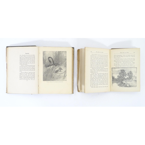 123 - Books: Three Men in a Boat by Jerome K. Jerome with illustrations by A. Frederics. Published by J. W... 