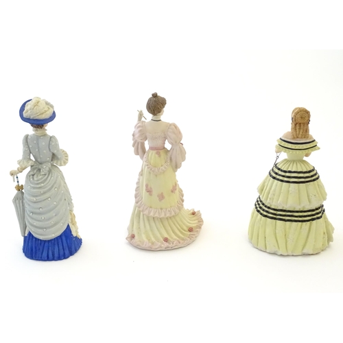 553 - Six Wedgwood limited edition Spink ladies comprising, The Golden Jubilee 1887, no. 4364/10,000, The ... 