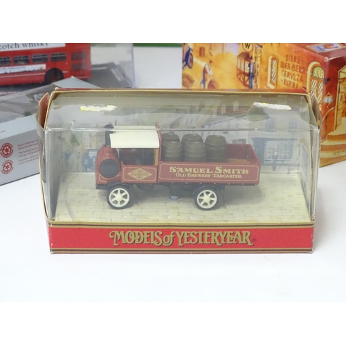 136 - Toys: A quantity of assorted die cast scale model brewery vehicles, to include Matchbox Models of Ye... 