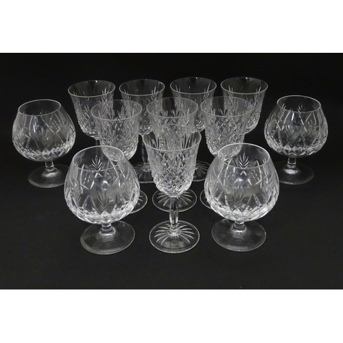 148 - A quantity of glassware to include tumblers, wine glasses, etc.