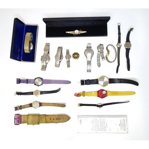 467 - Wristwatches : A quantity of assorted watches to include examples by Accurist, Sekonda, Pulsar, Disn... 