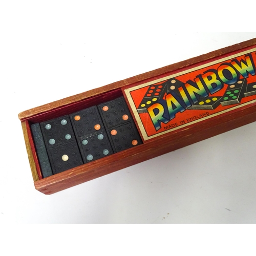 545 - A quantity of mid 20thC games / board games including Escalado, Rainbow Dominoes etc (10)